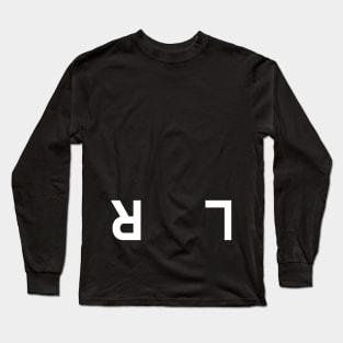 Left-Right Confusion, Telling Left From Right, Upside-Down Long Sleeve T-Shirt